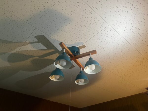 さいたま市岩槻区にて屋根修理に伴う電気工事〈照明交換・換気扇交換〉の施工後写真